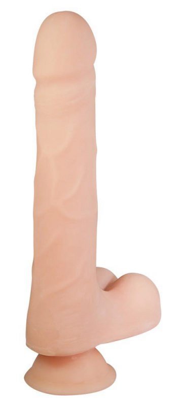 Realistyczne dildo z jądrami sztuczny penis 28 cm