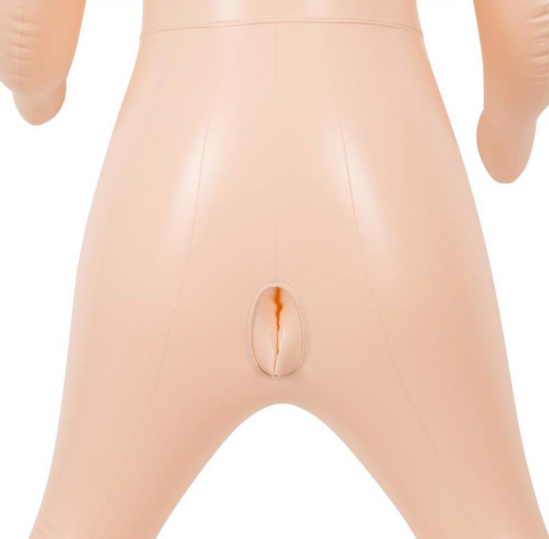 Dmuchana sex lalka z funkcją wibracji atrakcyjna blondynka