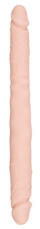 Realistyczne dildo cieliste podwójne giętkie 30 cm