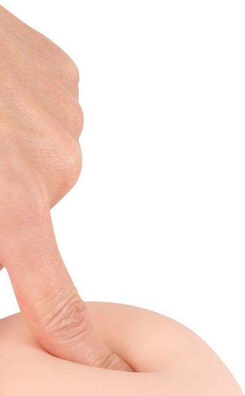 Elastyczne realistyczne dildo penis z przyssawką 17 cm