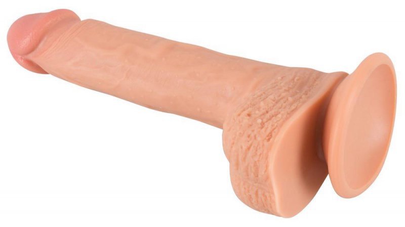 Żylaste realistyczne dildo na przyssawce intensywny orgazm 21,7 cm