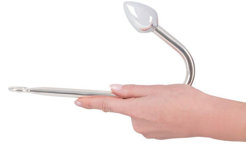 Dilator do penisa zagięty hak zatyczka do prącia