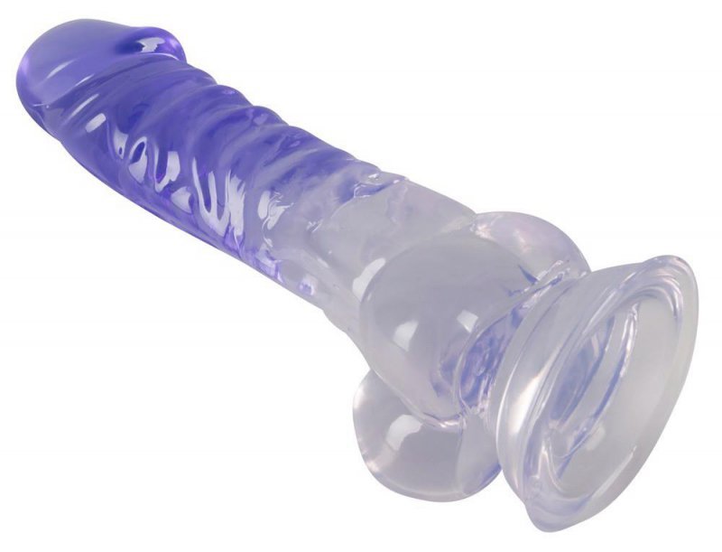 Dildo realne żelowe z jądrami 19,5 cm