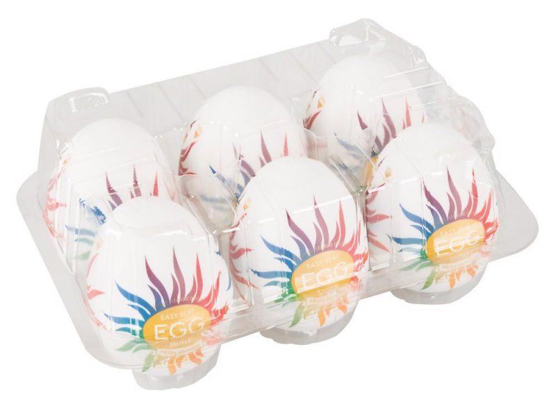 Jednorazowy masturbator Tenga Egg Shiny Pride Edition 6 sztuk