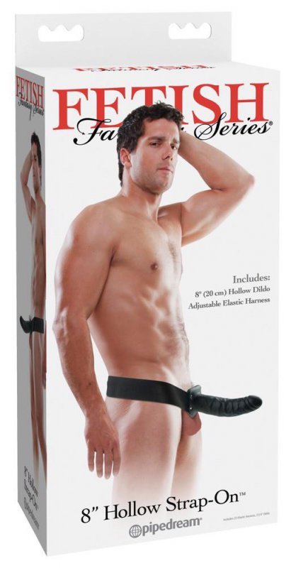Realistyczna czarna proteza penisa strap on dildo sztuczny penis 20 cm