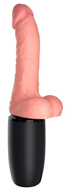 Posuwiste wibrujące dildo sztuczny penis 16,5 cm