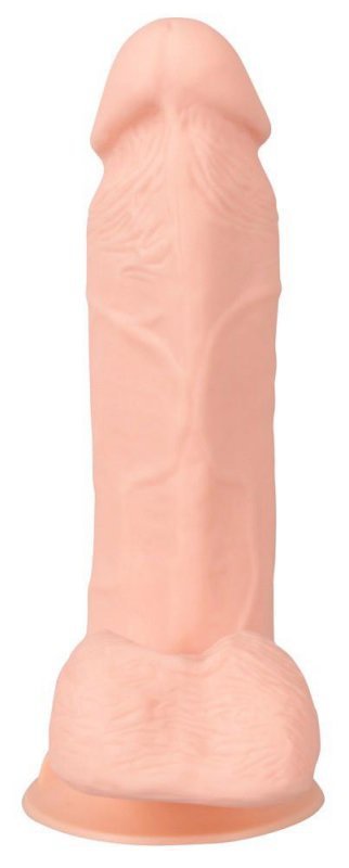 Realistyczne wibrujące dildo na przyssawce z pilotem 28,8 cm