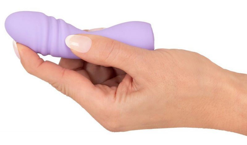 Cuties mini wibrator masażer z wypustkami fioletowy