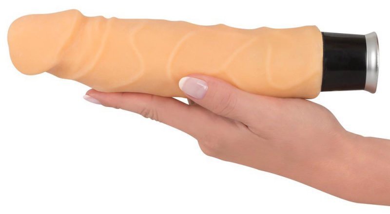 Realistyczny wibrator z cyber skóry sztuczny penis 23 cm
