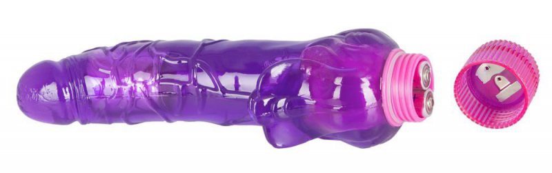 Realistyczny żelowy wibrator żylasty 23 cm