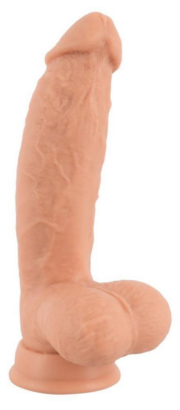 Żylaste realistyczne dildo na przyssawce intensywny orgazm 21 cm