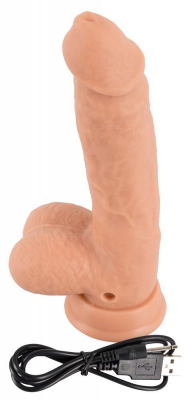 Żylaste realistyczne dildo na przyssawce intensywny orgazm 21 cm