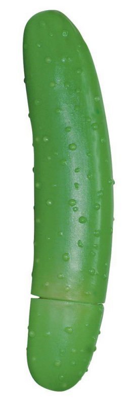 Dildo z wypustkami w kształcie ogórka sztuczny penis 25 cm