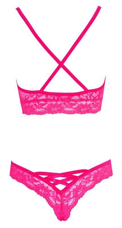 Różowa zmysłowa sex bielizna Cottelli  L/XL