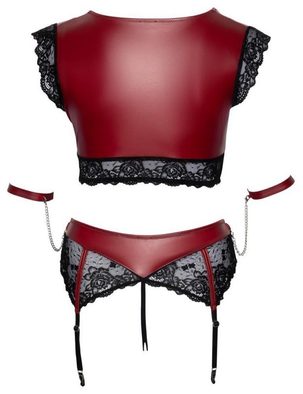 Komplet sex bielizny cottelli z pasem 3XL