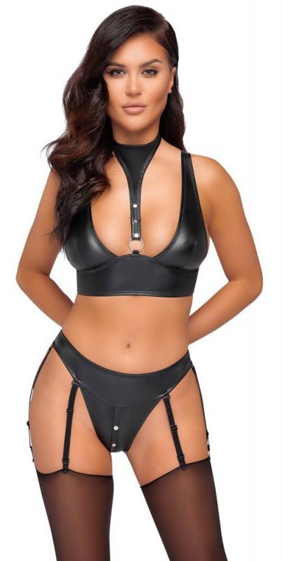 Zestaw bielizny erotycznej Bra Set Bondage L