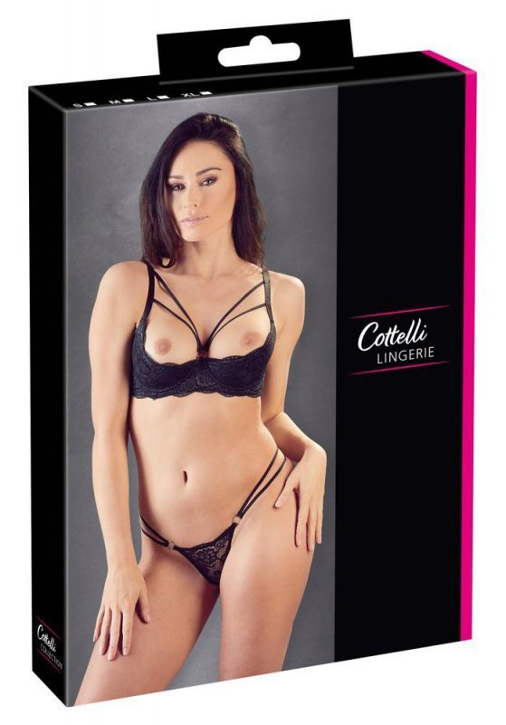 Zestaw bielizny erotycznej odkrytej Cottelli 80B/M