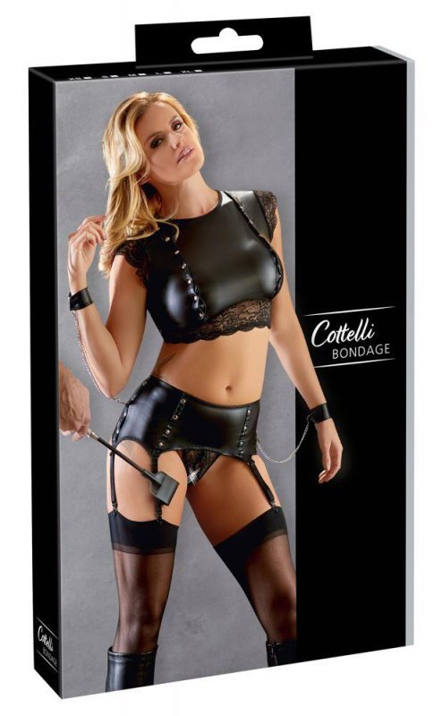 Podniecający komplet sex bielizny bdsm Cottelli XL