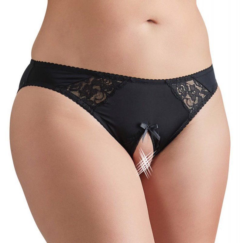 Majtki damskie z rozcięciem w kroczu Cottelli  4XL