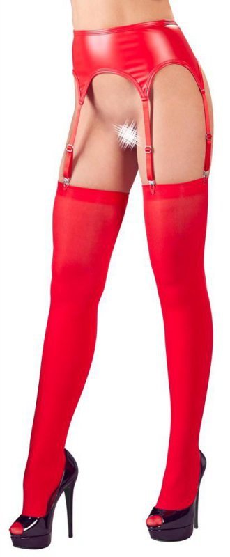Suspender belt red L/XL