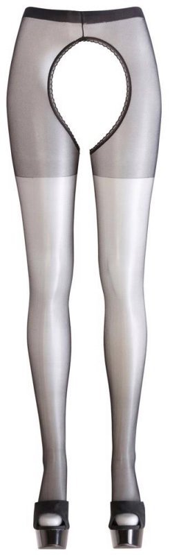 Uwodzicielskie sex rajstopy odkryte Cottelli  L/XL