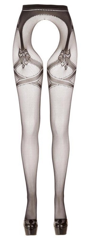 Sex rajstopy z dziurką odkryte Cottelli L/XL