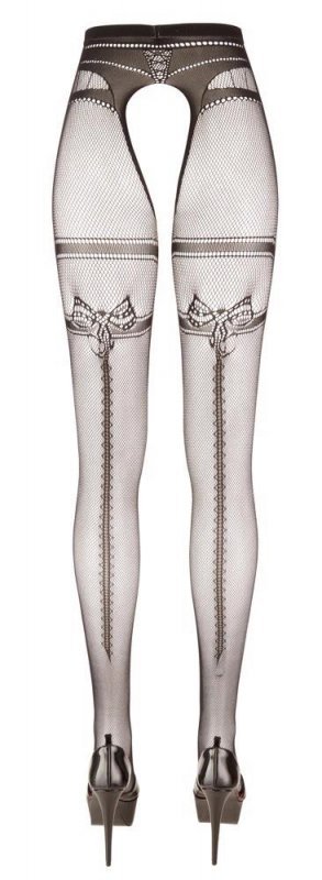 Sex rajstopy z dziurką odkryte Cottelli L/XL
