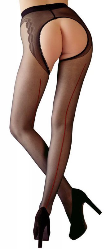Sex rajstopy z dziurką odkryte Cottelli 3