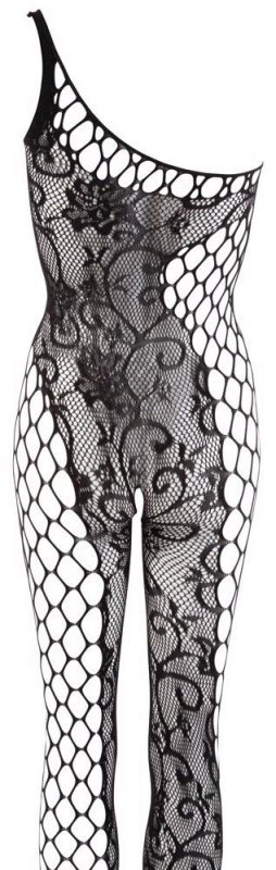 Seksowny bodystocking kombinezon erotyczny na jedno ramię S-L