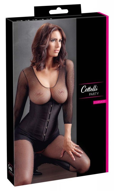 Sexy kuszący gorset erotyczny Cottelli  S