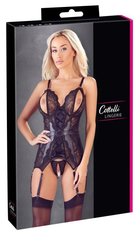 Bielizna erotyczna odkrywane piersi Cottelli XL