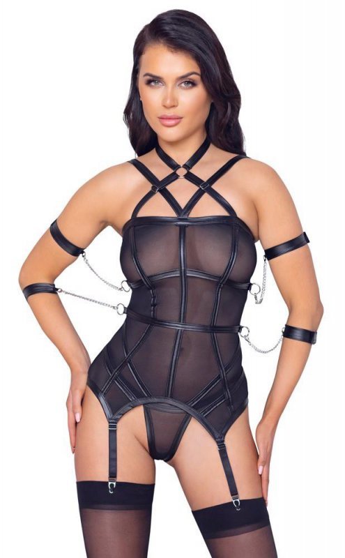 Seksowna bielizna bdsm paski Cottelli S