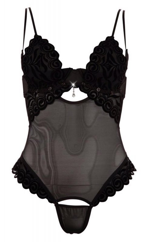 Śliczne body erotyczne z dziurką Cottelli 80B/M