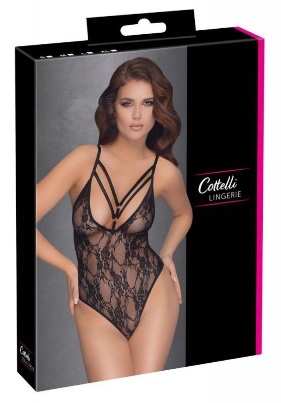 Piękna bielizna erotyczna body paski Cottelli M