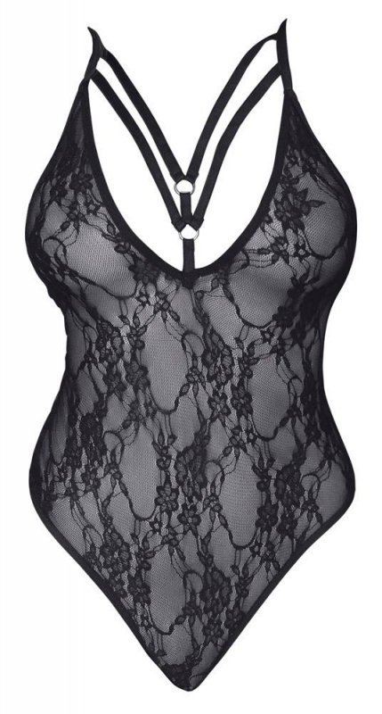 Piękna bielizna erotyczna body paski Cottelli XL