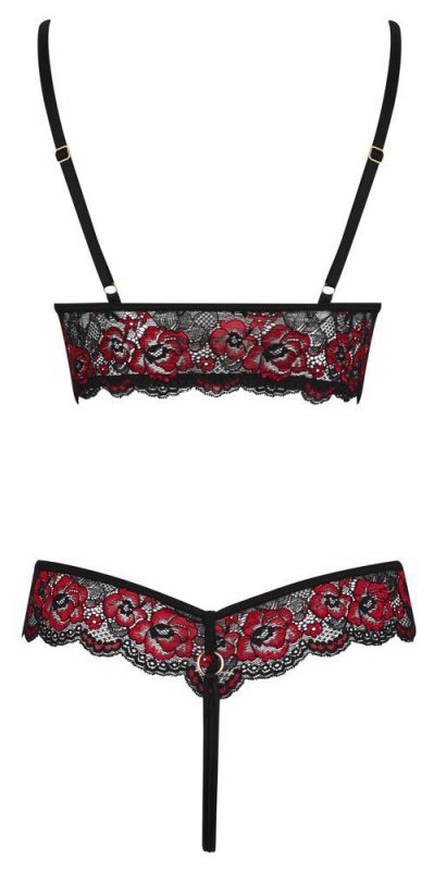 Sexy erotyczne koronkowe body Cottelli S/M