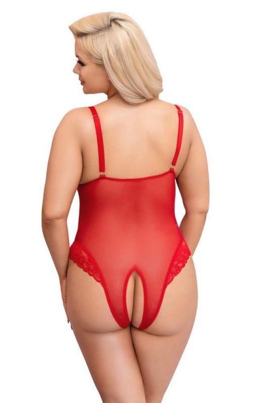 Seksowna bielizna body czerwone Cottelli 2XL
