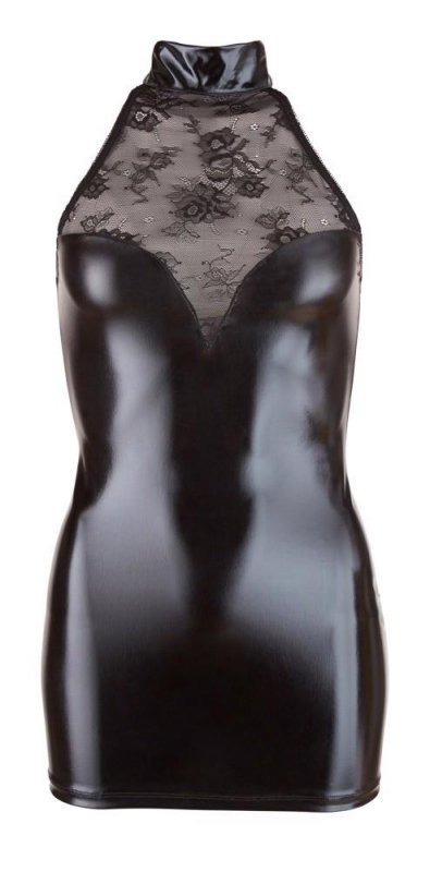 Sex sukienka mini z obrożą obcisła Cottelli XL