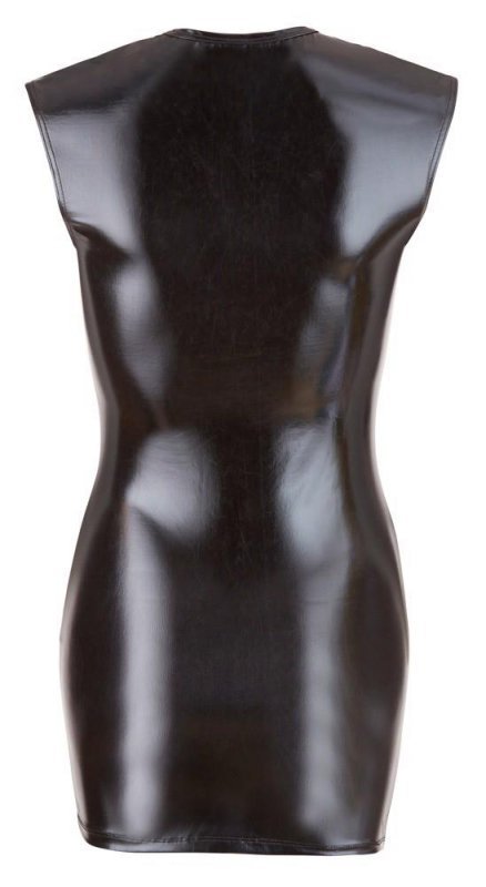Błyszcząca seksowna sukienka mini wetllok Cottelli XL
