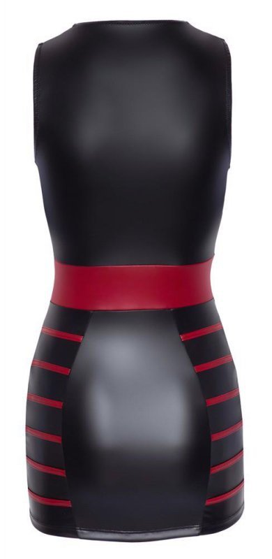 Błyszcząca mini sukienka dopasowana Cottelli XL
