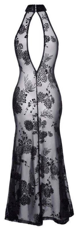 Noir Kleid lang S
