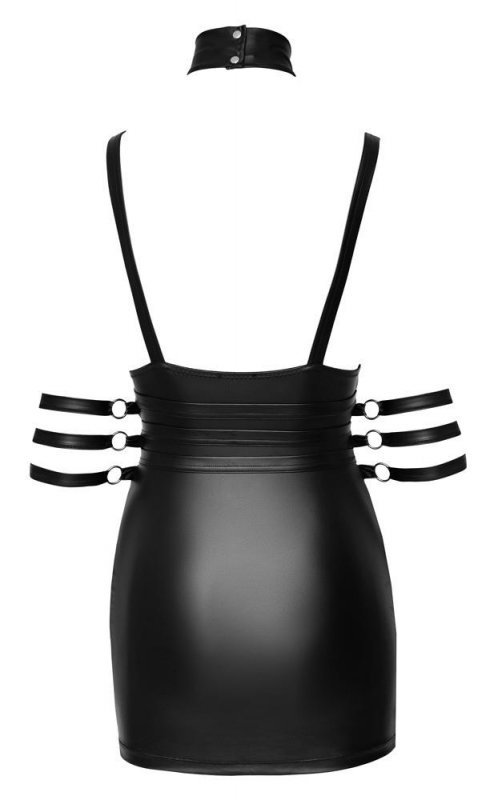 Seksowna sukienka bdsm ekoskóra Cottelli L