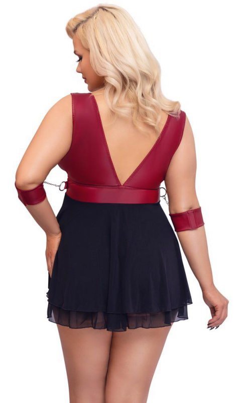 Seksowna koszulka babydoll Cottelli 3XL