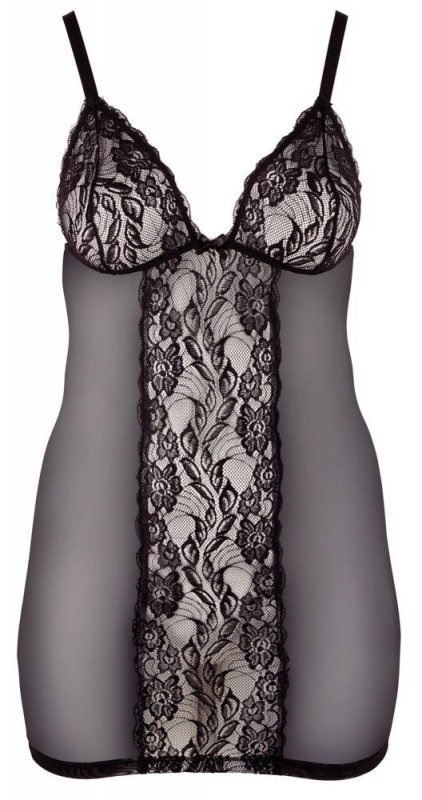 Obcisła sexy koszulka plus size Cottelli 2XL