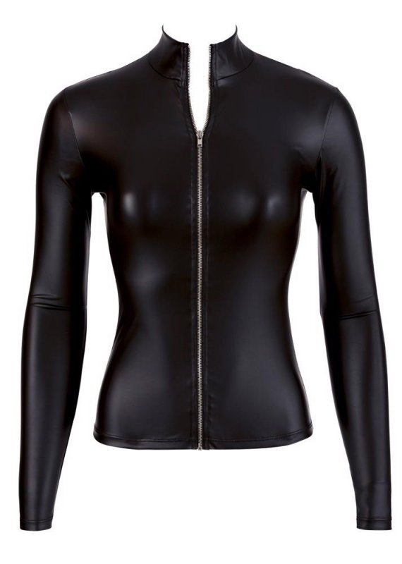 Long sleeve top zip L