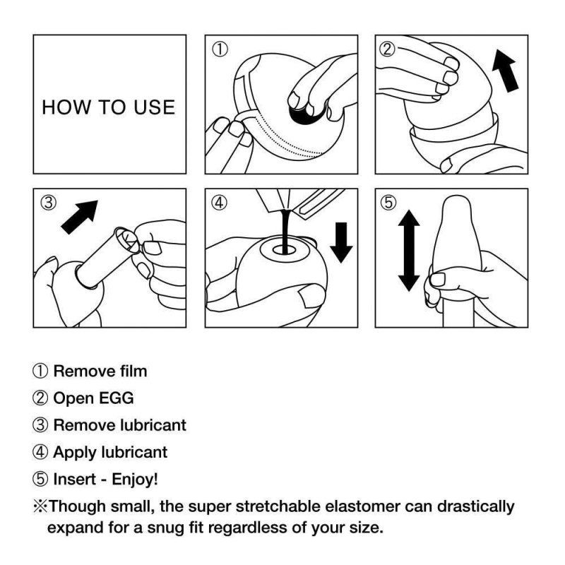 Jednorazowy masturbator Tenga Egg Brush Single