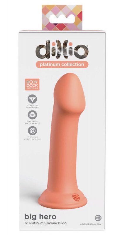 Dildo z przyssawką penis 15 cm