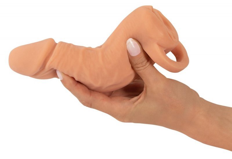 Masturbator przedłużka penisa Nature Skin Extender Medium 18,5 cm