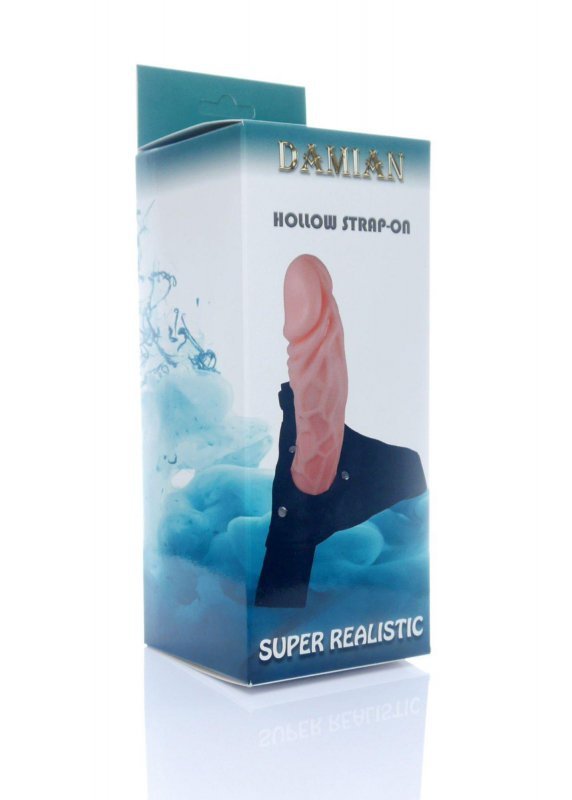 Realistyczna żylasta nakładka na penisa strap on dildo proteza 