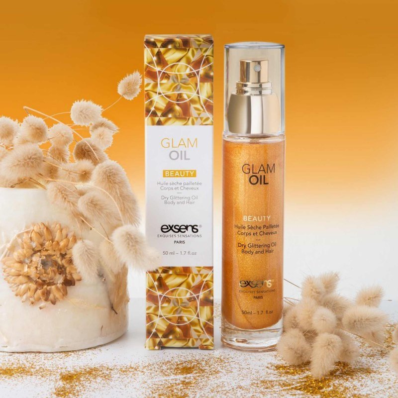 Suchy olejek do ciała rozświetlający Glam Oil  50 ml